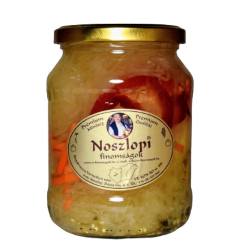 Noszlopi "Grandfather" Apple Peppers Filled with Cabbage 690g