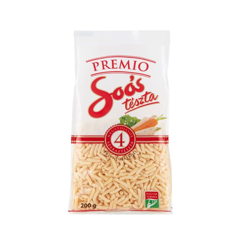 Soós Premio 4-Egg "Csiga" Shell Pasta 200g