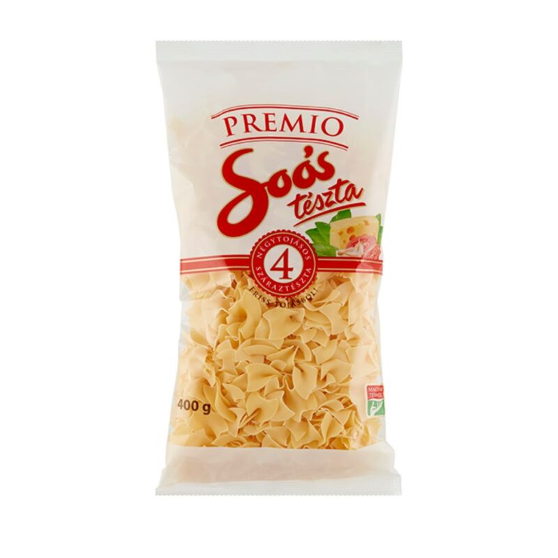 Soós Premio 4-Egg "Fodros Kocka" Square Pasta 400g