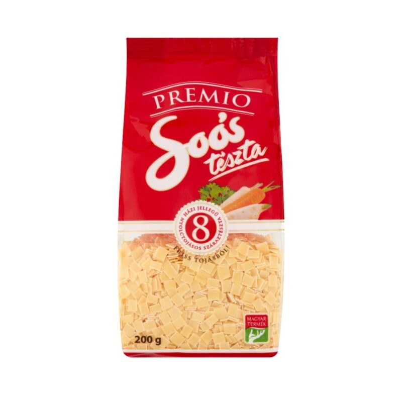 Soós Premio 8-Egg "Kiskocka" Square Pasta 200g